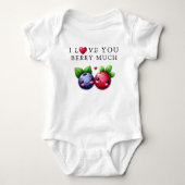 Ik hou veel van je Berry Romper (Voorkant)