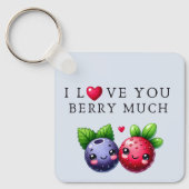 Ik hou veel van je Berry Sleutelhanger (Voorkant)