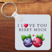 Ik hou veel van je Berry Sleutelhanger (Voorkant)