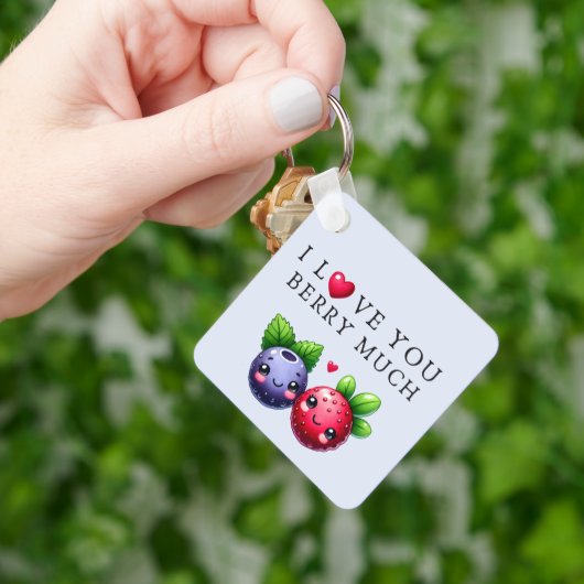 Ik hou veel van je Berry Sleutelhanger (Hand)