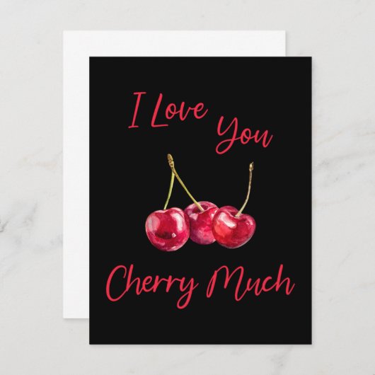 Ik hou veel van je Cherry (Voorkant / Achterkant)