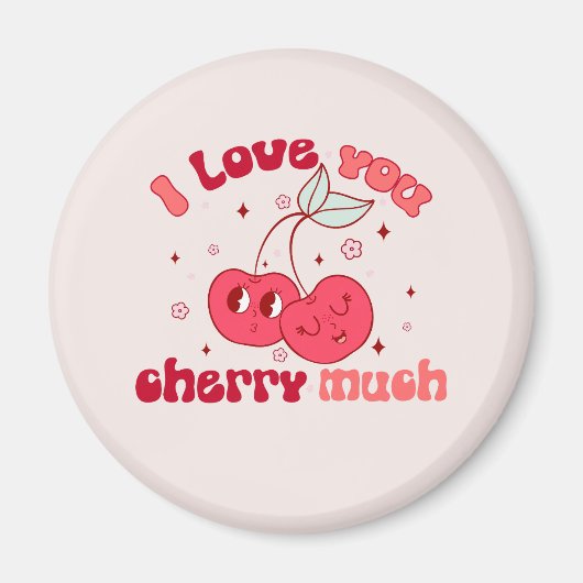 Ik hou veel van je Cherry Magneet (Voorkant)