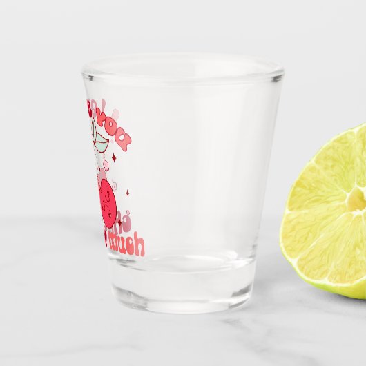 Ik hou veel van je Cherry Shot Glas (Rechts)