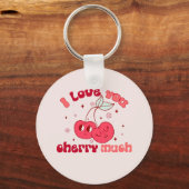 Ik hou veel van je Cherry Sleutelhanger (Achterkant)