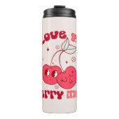 Ik hou veel van je Cherry Thermosbeker (Voorkant)