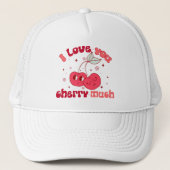 Ik hou veel van je Cherry Trucker Pet (Voorkant)