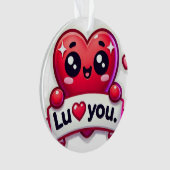 Ik hou veel van je! ornament (voorkant)