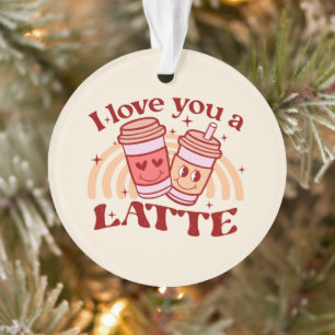 Ik hou veel van je Schattigee koffiebekerwoordsp Ornament
