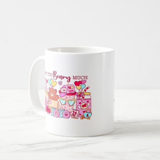 Ik hou veel van jou koffiemok (Voorkant links)