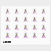 Ik hou veel van krijt en Stickers (Vel)