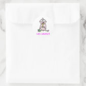 Ik hou veel van krijt en Stickers (Tas)