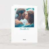 Ik hou voor altijd en eeuwig van je Romantisch Kaart (Achterkant)