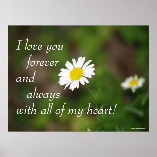 Ik hou voor altijd van je Poster (Voorkant)
