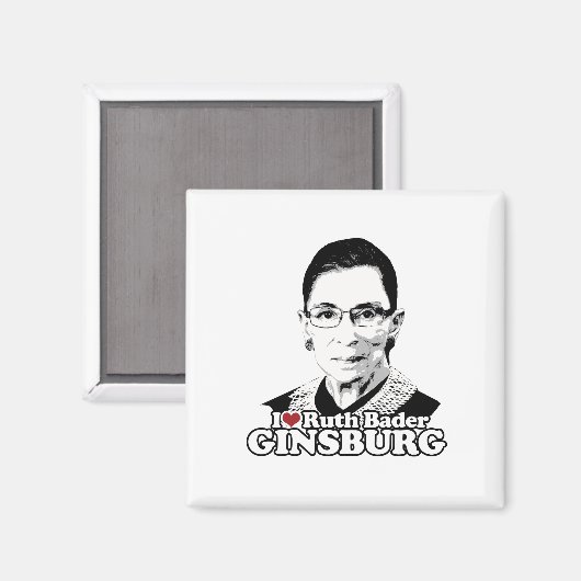 Ik hou voor altijd van Ruth Bader Ginsburg Magneet (Voorkant / Achterkant)