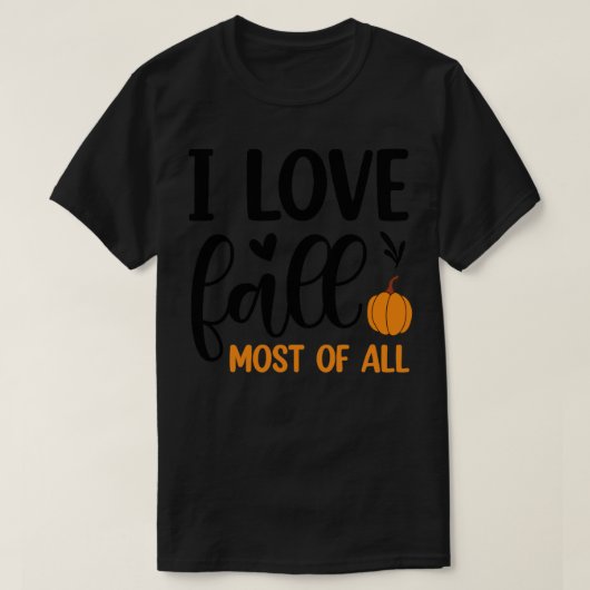Ik hou vooral van herfst 2 t-shirt (Design voorkant)