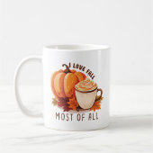 Ik hou vooral van Herfst - Latte & Autumn Vibes Koffiemok (Links)