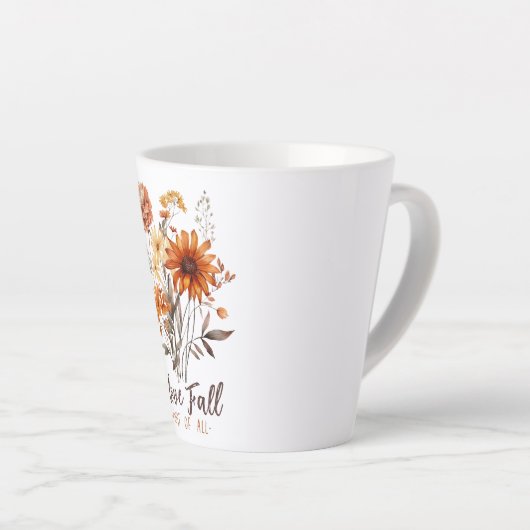 Ik hou vooral van Herfst Latte Mok (Rechterhoek)