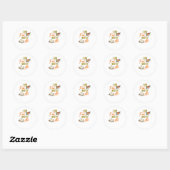 Ik hou vooral van Herfst Ronde Sticker (Vel)