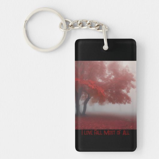 Ik hou vooral van Herfst Sleutelhanger (Voorkant)