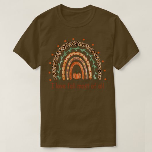 Ik hou vooral van Herfst T-shirt (Design voorkant)