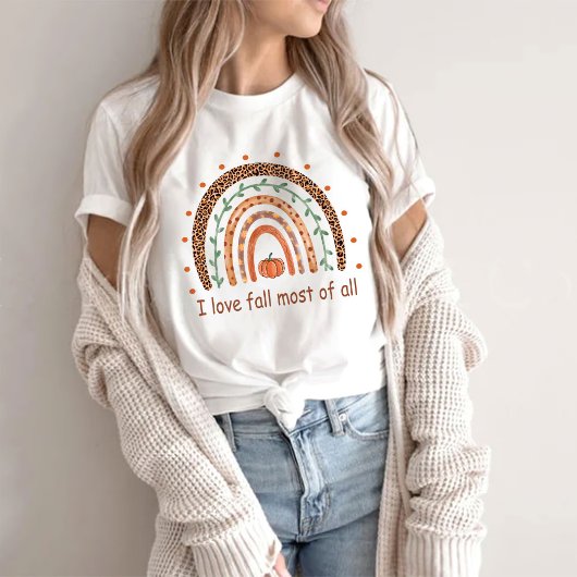 Ik hou vooral van Herfst - voor vrouwen T-shirt