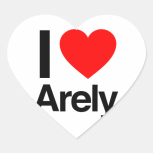 ik hou zelden hart sticker