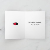 Ik hou zo van je Sushi Pun Kaart (Binnen)