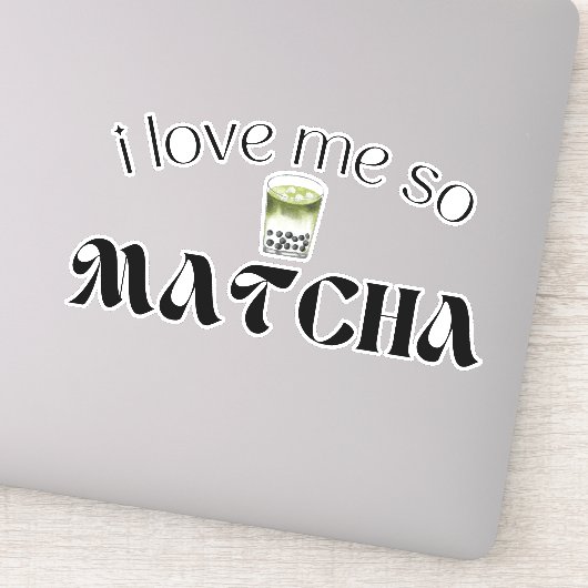 Ik hou zo van me, Matcha Sticker (Detail)