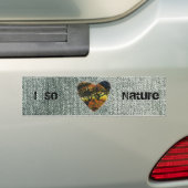 Ik hou zo van Natuur Bumpersticker (Op auto)