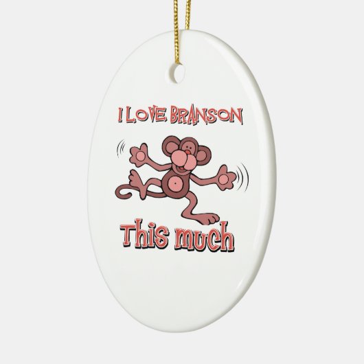 Ik hou zo veel van BRANSON Keramisch Ornament (Links)