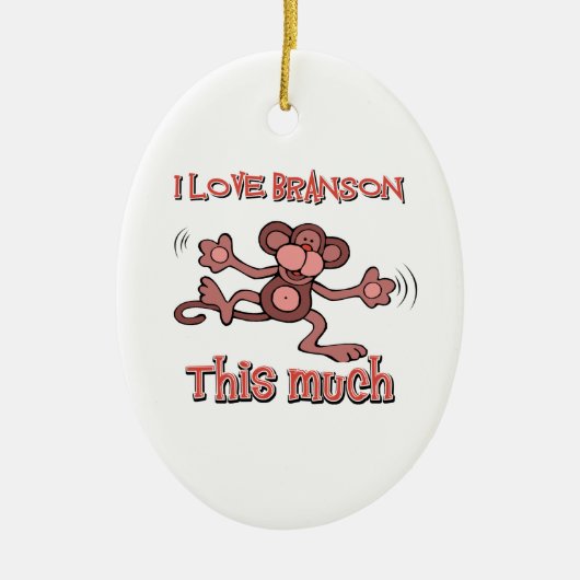 Ik hou zo veel van BRANSON Keramisch Ornament (Voorkant)