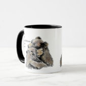 Ik hou zo veel van HUGS, zo veel van zo'n leuk cit Mok (Voorkant links)