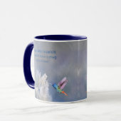 Ik hou zo veel van HUMMINGBIRDS als ik zo veel fla Mok (Voorkant links)