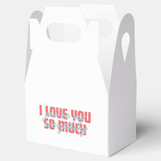 Ik hou zo veel van je bedankdoosjes (Geopend)