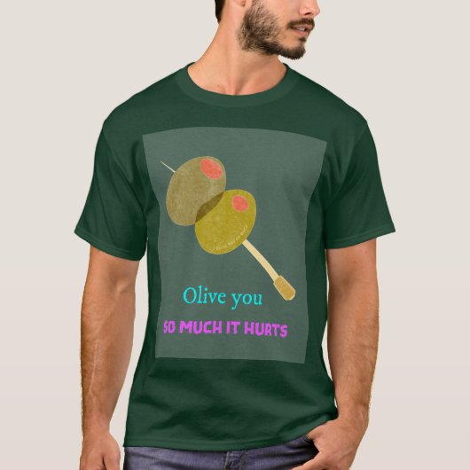 Ik hou zo veel van je dat het pijn doet t-shirt (Voorkant)