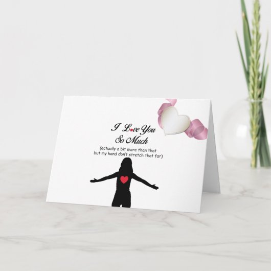 Ik hou zo veel van je feestdagen kaart (Voorkant)