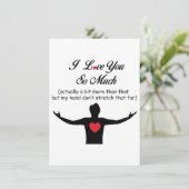 Ik hou zo veel van je feestdagenkaart (Staand voorkant)