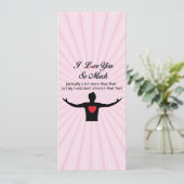 Ik hou zo veel van je feestdagenkaart (Staand voorkant)