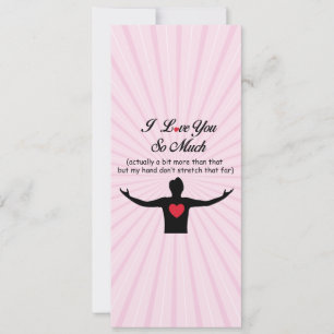 Ik hou zo veel van je feestdagenkaart