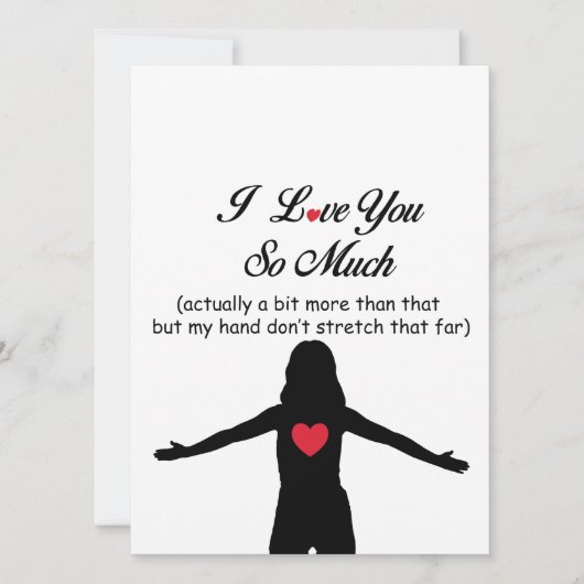 Ik hou zo veel van je feestdagenkaart (Voorkant)