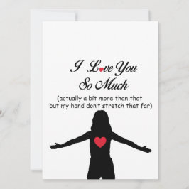 Ik hou zo veel van je feestdagenkaart