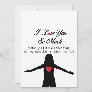 Ik hou zo veel van je feestdagenkaart