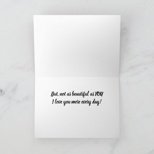 "IK HOU ZO VEEL VAN JE" KAART (Binnen)