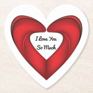 Ik hou zo veel van je kartonnen onderzetters