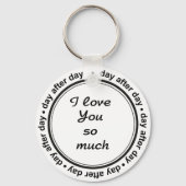 Ik hou zo veel van je, Wolf Couple Sleutelhanger (Voorkant)