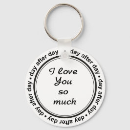 Ik hou zo veel van je, Wolf Couple Sleutelhanger