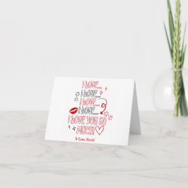 Ik Hou Zo Veel Van Jou Notitie Romantische Valenti Bedankkaart