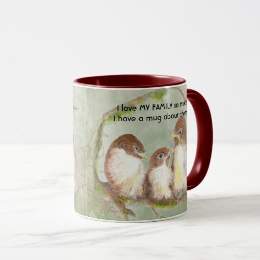 Ik hou zo veel van mijn familie dat ik Mok van cit (Voorkant rechts)