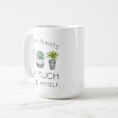 Ik hou zo veel van planten koffiemok (Voorkant links)