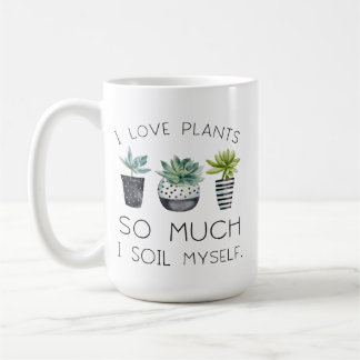 Ik hou zo veel van planten koffiemok